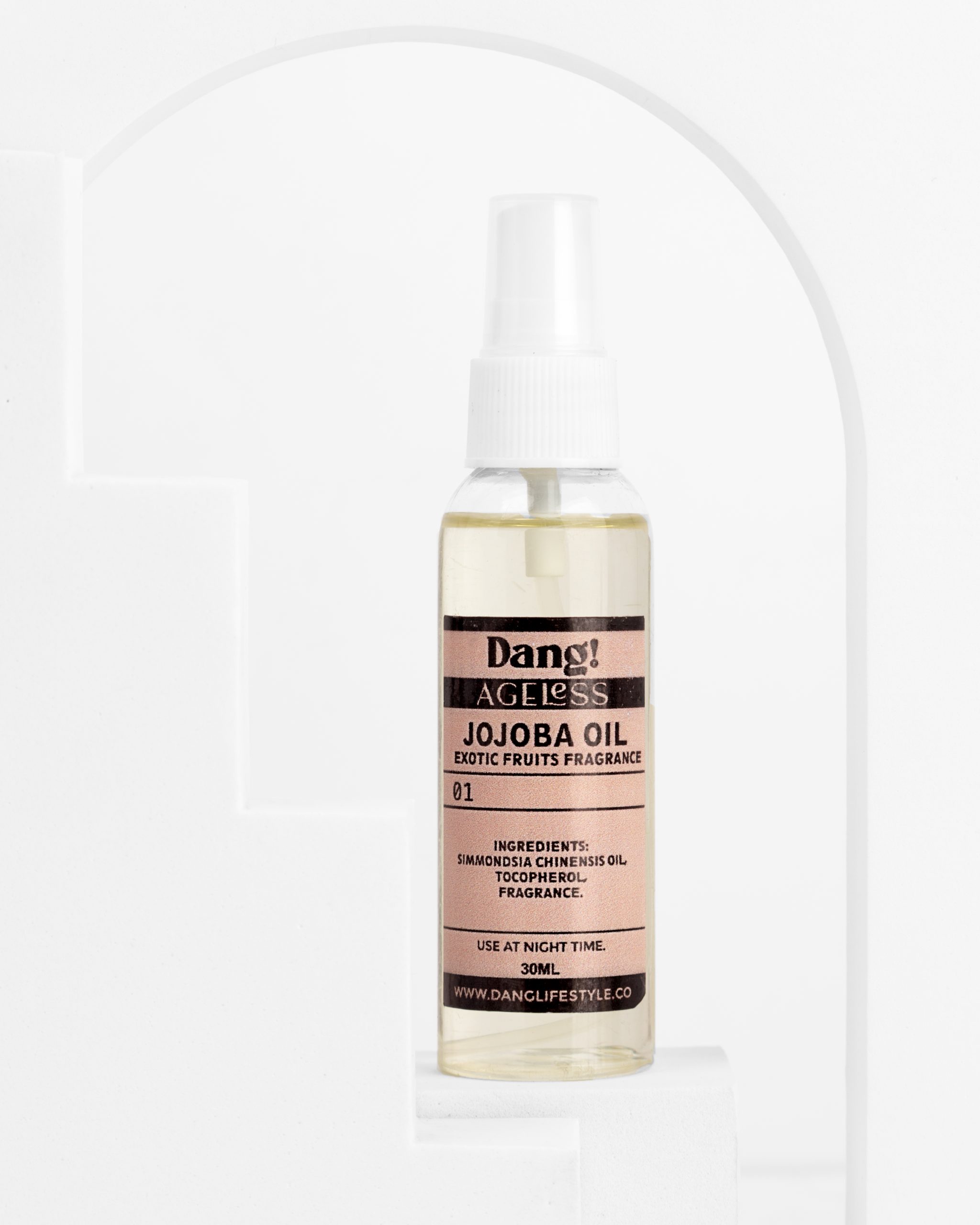 Dang! Mini Ageless Organic Jojoba Body & Hair Oil – 30ml